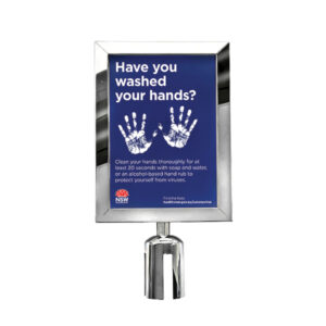 sign-holder-for-chrome-silver-retractable-queue-stand