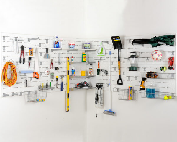 wall-mounted-garage-organiser-DIY-wall-panel-kit