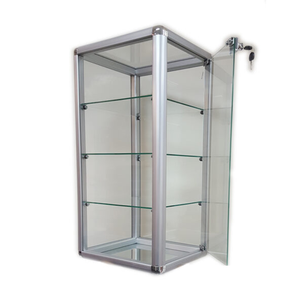 counter-top-glass-display-case-with-door-open